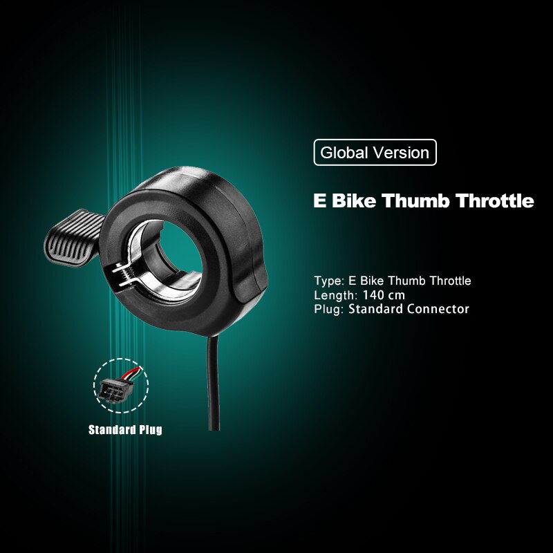 Ebike tumgas 24v/36v/48v/60v/72v elcykel hastighet gasreglage 130x alla kan sättas ihop applicera gas