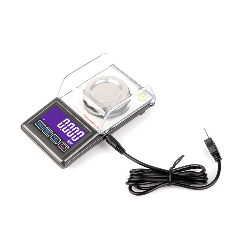 Balance milligramme numérique de précision, 0.001g, échelle de carité pour bijoux en or, 20g, 30g, 50g, Mini poids USB