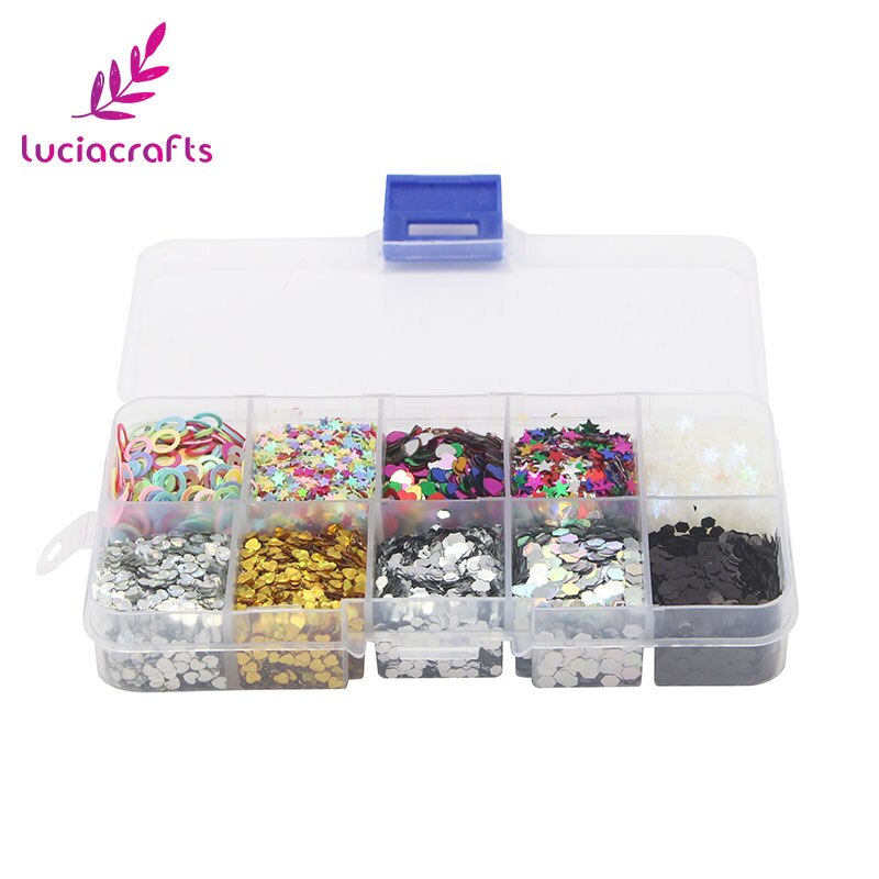 Lucia Ambachten Gemengde 10/12/24 Kleuren Vlok Confetti Regenboog Cup Sequin Paillette Voor Bruiloft Diy Nail Art Decor D0204: type 4