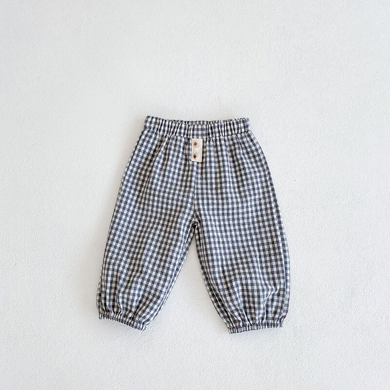 Baby Meisje Casual Broek Herfst Lente Kids Kinderen Plaid Losse Broek Baby Kleding Peuter Bodems Baby Boy Kleding Spodnie