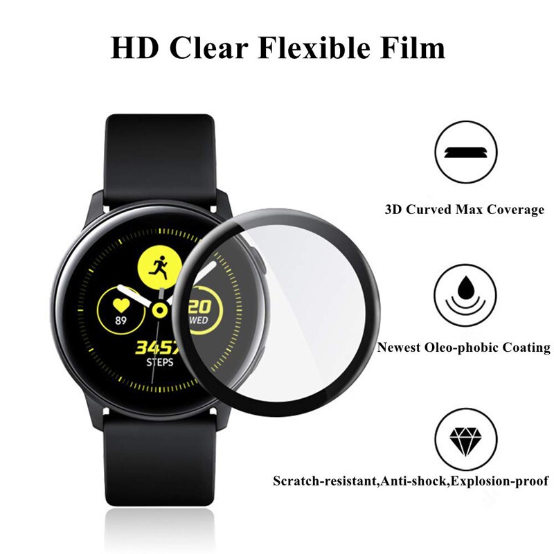 Polymeer Horloge Film Voor Samsung Galaxy Horloge Actieve 2 44Mm 40Mm Gear S3 Frontier 46Mm 42Mm s2 Screen Protector Hd Anti-Bubble