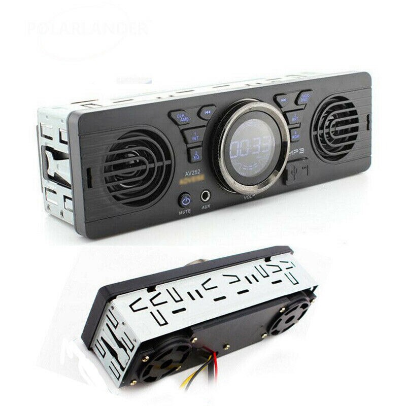 12V Car Stereo SD Card AV252 Radio Built-in Bluetooth host Speakers USB SD AUX
