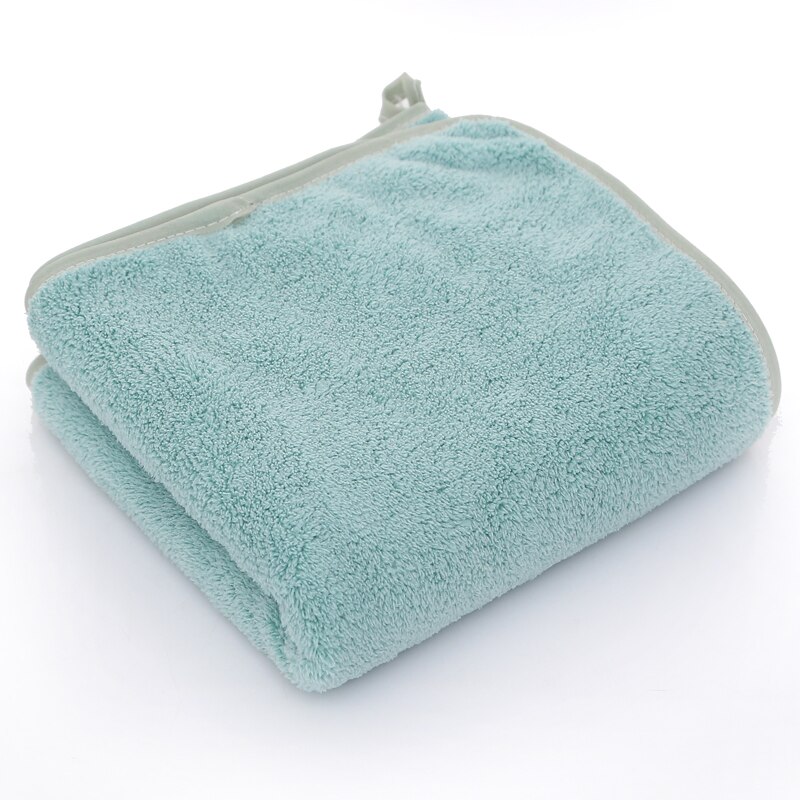 High-density Coral Velvet Towel Solid Color Soft Face Towel Thick Highly Absorbent Household Towel