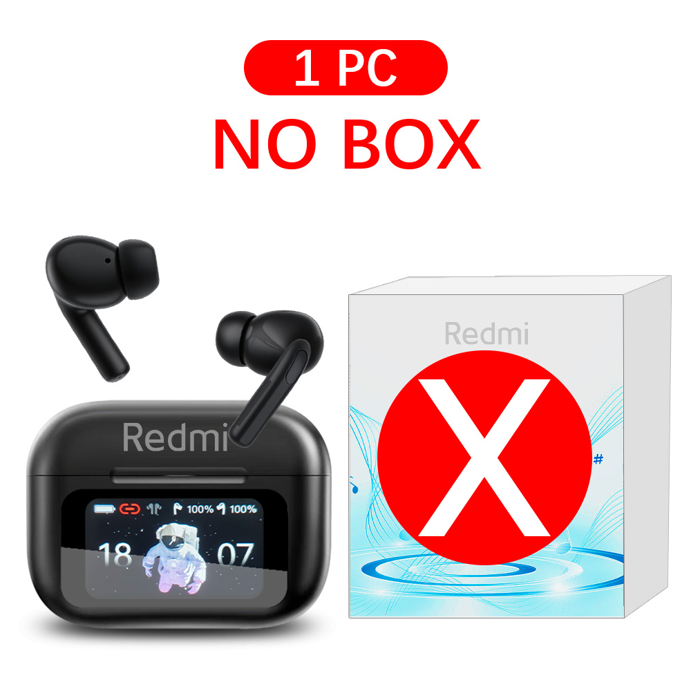 XIAOMI Redmi Bluetooth Earphones Touch Screen TWS Wireless Headphones Wireless 5.3 Headset ANC Noise Reduction Earbuds HD Mic: SKY BLUE