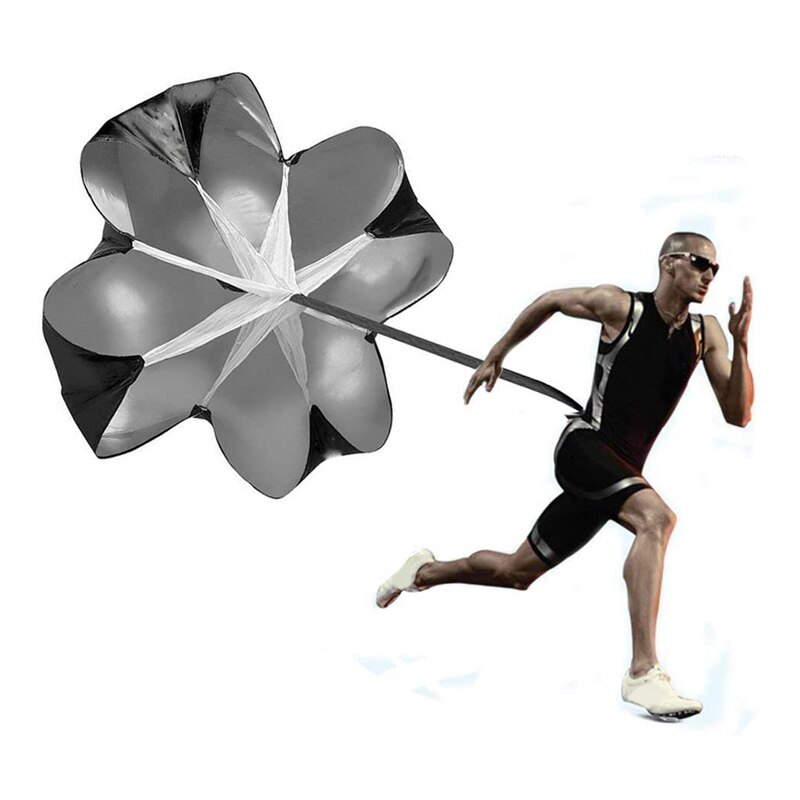 Hot sprint speed training resistance parachute running for football training performance speed training children youth and adults