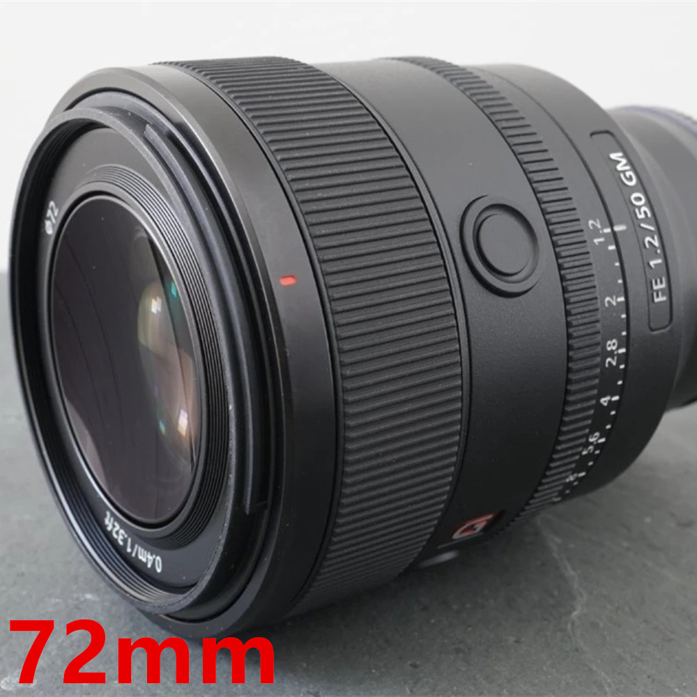 Lens Cap Cover for Yongnuo Canon Nikon Sony 50 mm Fixed Focal Length 50mm Lenses: plum