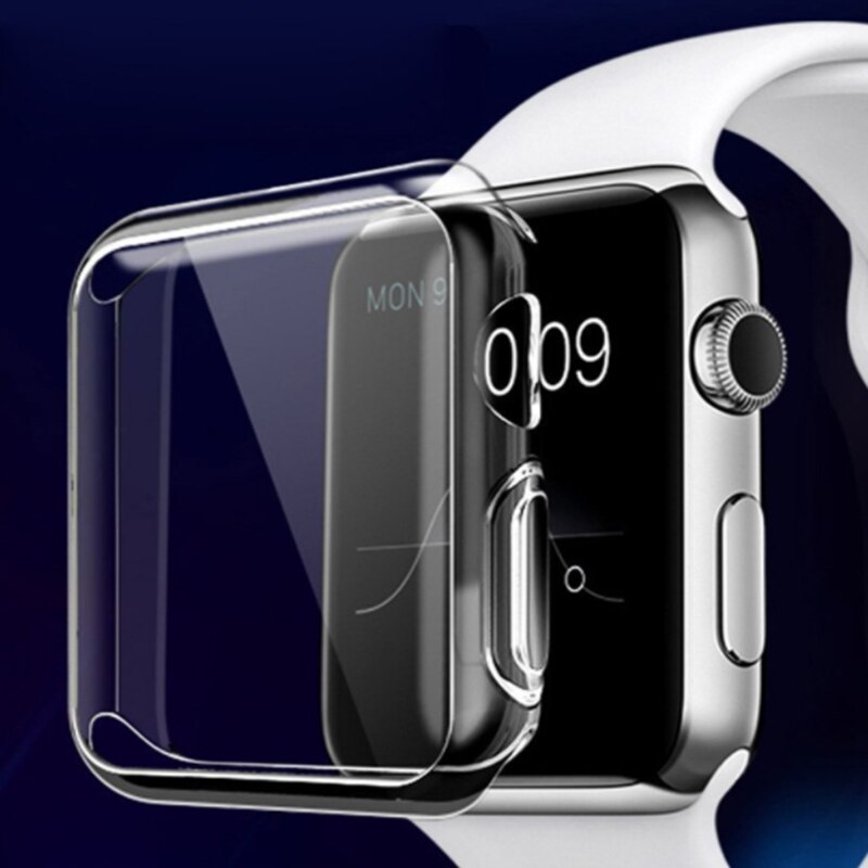Plastic for apple watch cases 44mm 38mm 42mm 40mm for apple watch protector 44mm for iwatch csae for apple watch 5 44mm