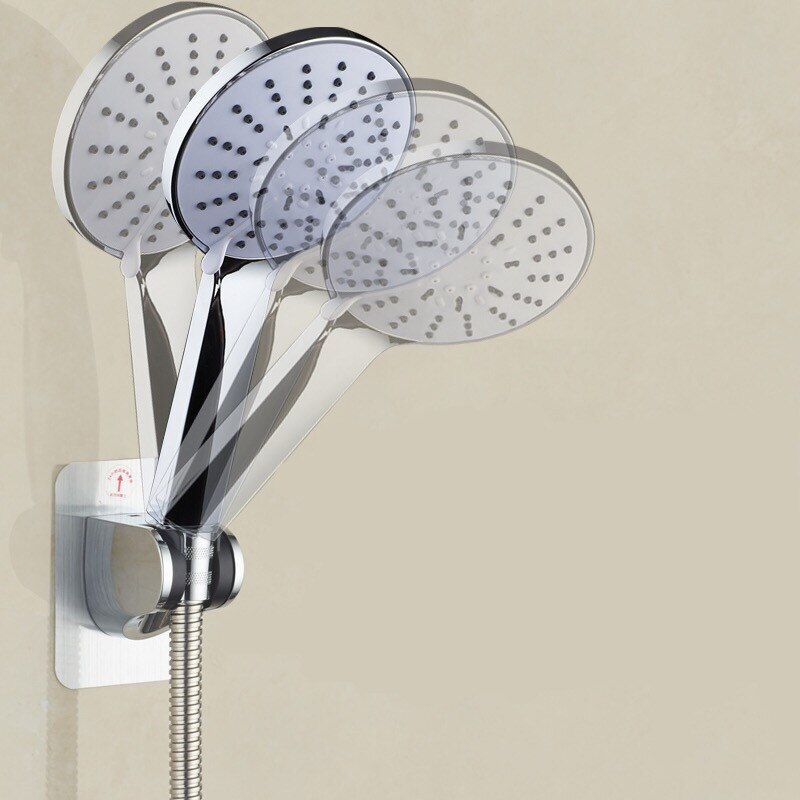SHAI Shower Head Holder Wall Mounted Shower Holder Bathroom Accessory 7-Speed Adjustable Shower Bracket Easy To Use