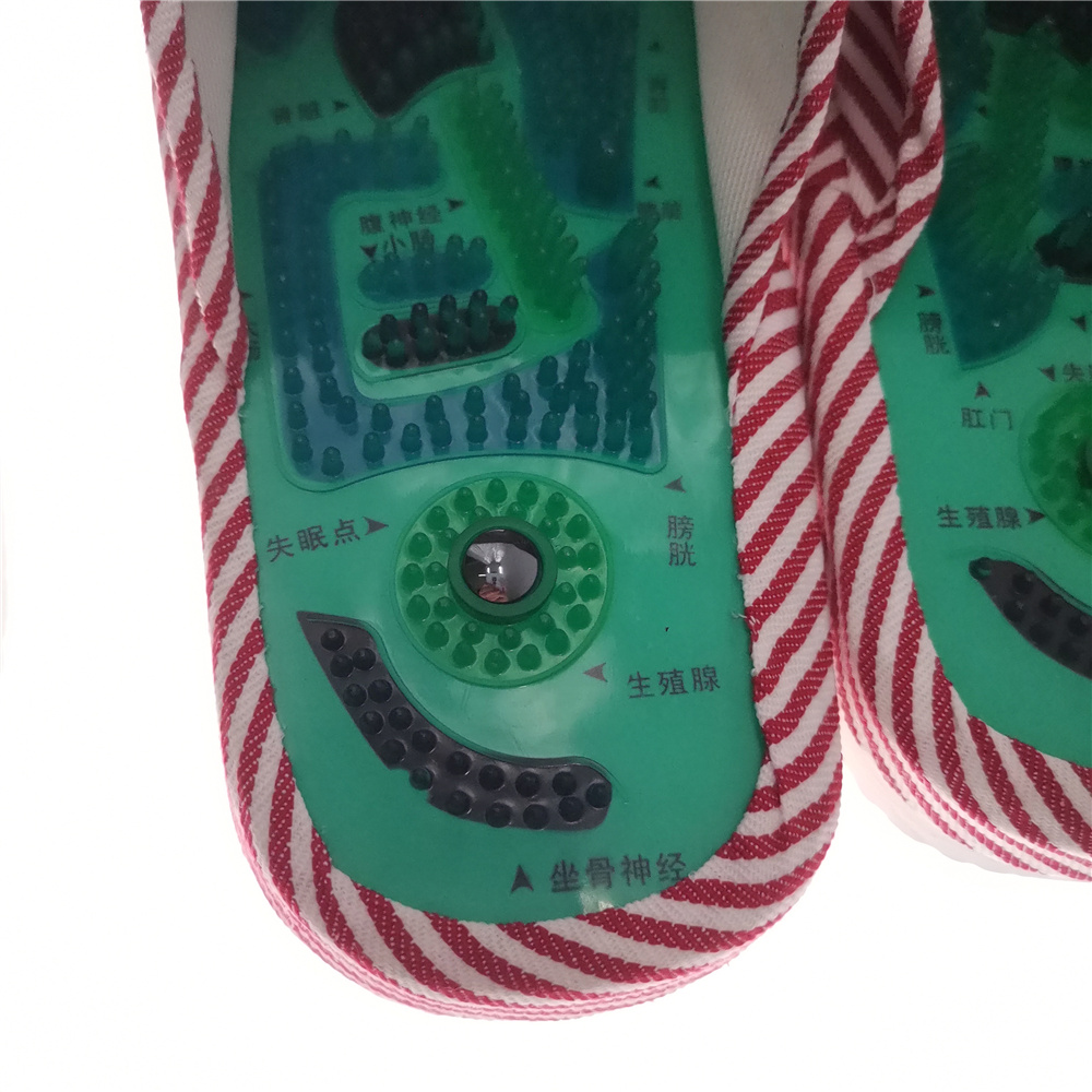 Acupunctuur Voetmassage Slippers Gezondheid Schoen Shiatsu Magnetische Sandalen Acupunctuur Gezonde Voetverzorging Massager Magneet Schoenen