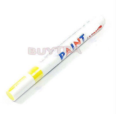 8 cores branco à prova dwaterproof água de borracha tinta permanente caneta marcador pneu carro piso ambiental pintura