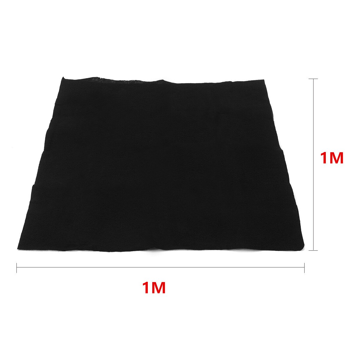 1m*1m Thickness 3mm Air Conditioner Cloth Activated Carbon HEPA Purifier Pre Filter Covers Fabric Sheet Pad