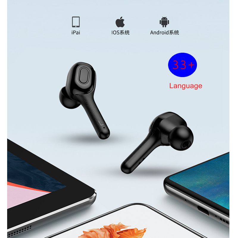 object Bluetooth headphone portable intelligent multi-language Translation real-time translation headphone voice translator