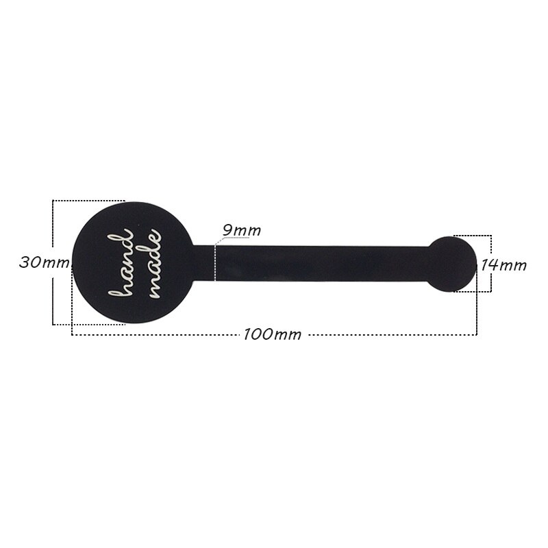 70pcs/lot Black Lollipop Sealing Sticker DIY Hand Made For jam jar Scrapbooking Sealing Sticker