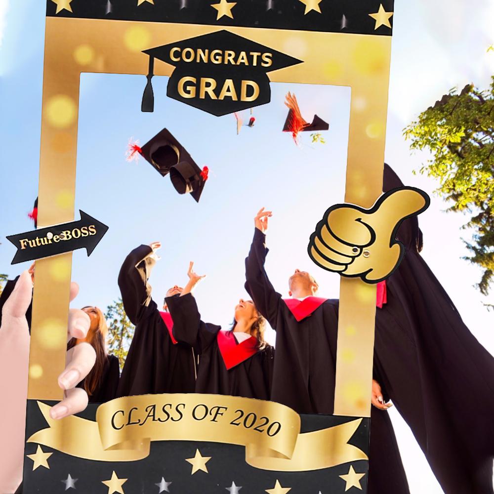 Graduation Season Photo Frame Hand-Held Photo Frame Graduation Season Photo Props Graduation Party Decoration Accessories