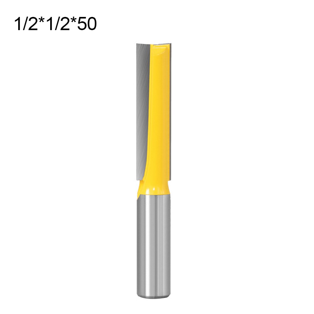 1/2 Inch 12mm Shank Straight Router Bit Woodworking Cutter Wood Cutting Tool Great Router Bit for Wood Slotting and Trimming: A