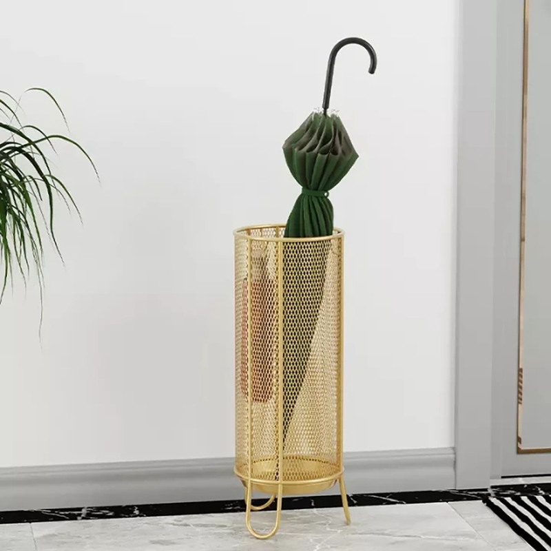 Nordic portable umbrella storage rack, household umbrella stand, commercial hotel lobby office roof bucket door