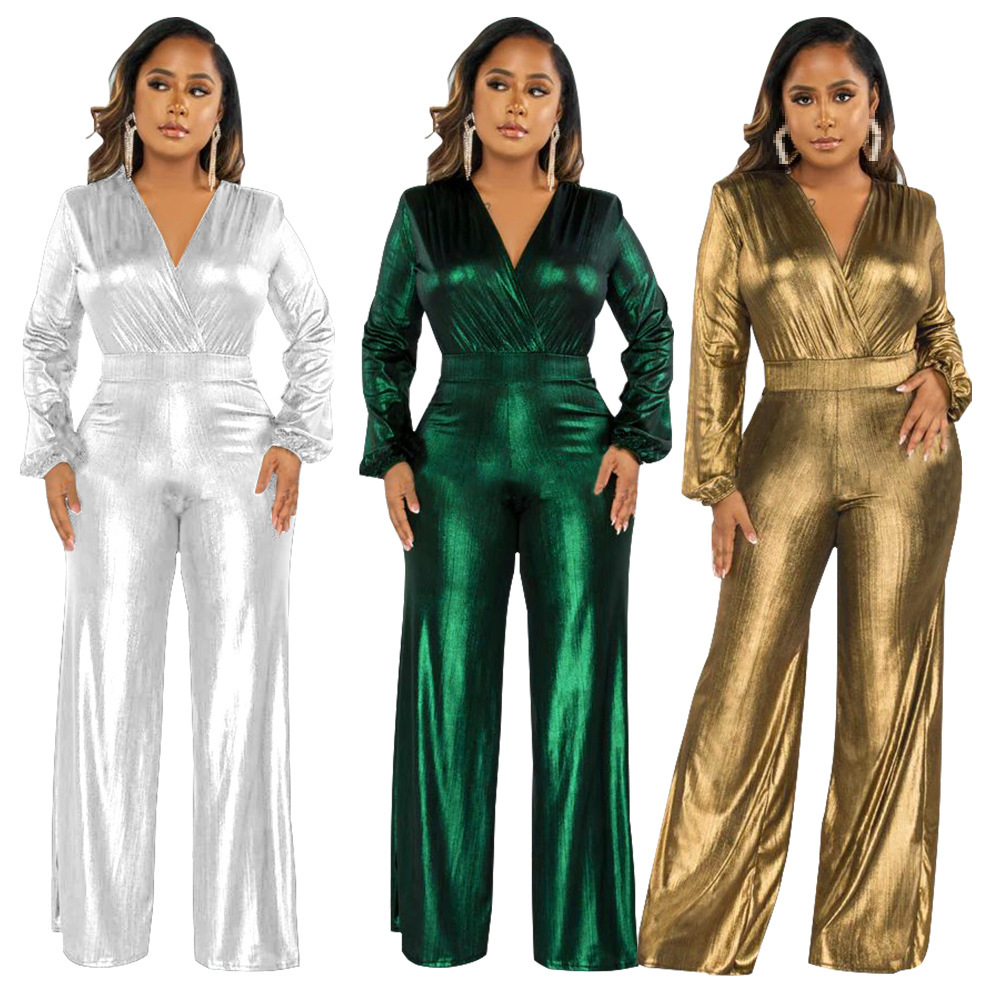 Jumpsuit kvinder efterårstøj kvinder klubtøj fødselsdagstøj kvindelige overalls one piece outfit efterårstøj