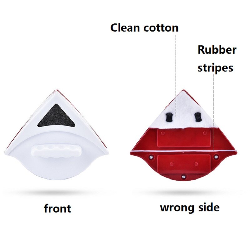 Double Side Glass Washer Brush Window Wiper Clean Surface Home Bathroom Kitchen Cleaner Handheld Magnetic Window Cleaner Tool