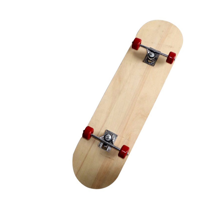 Four-wheel skateboard maple double-sided blank board maple long board double rocker blank non-printing DIY parts blank board