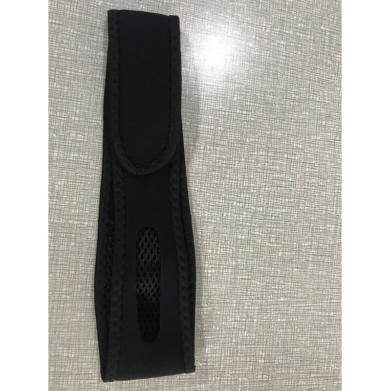 1pc neopren anti snorke stoppe snorking hake stropp belte anti apnea kjeve løsning søvnstøtte apnea belte sovepleie verktøy: Svart