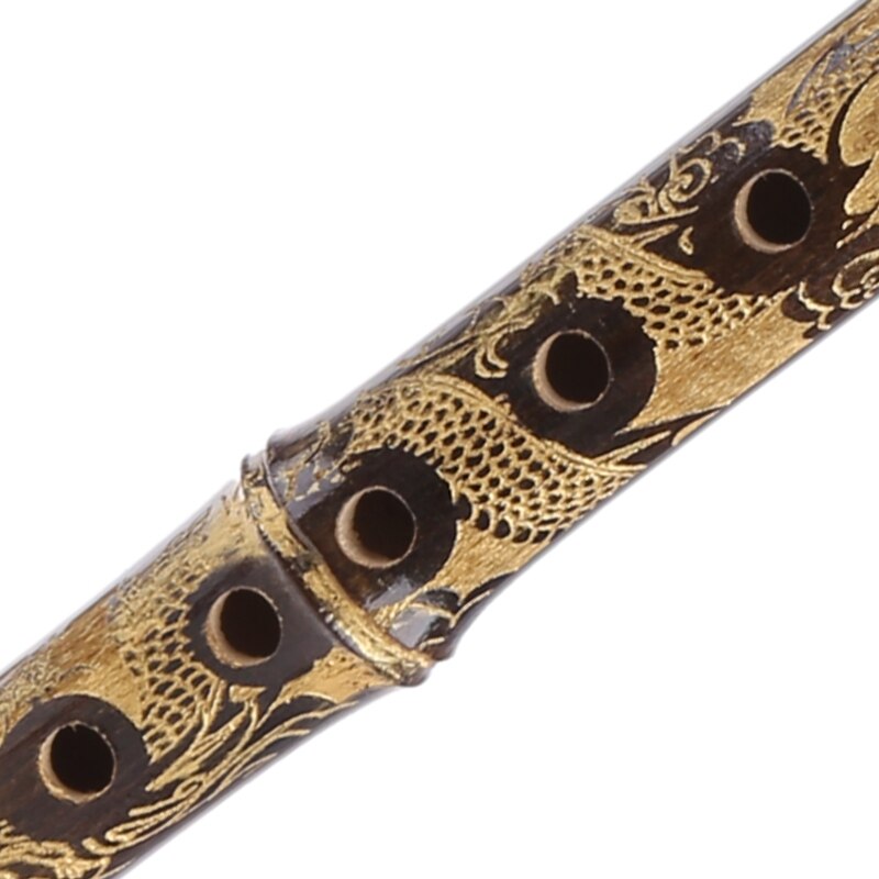 Flutes Woodwind Black Bamboo Chinese Yunnan Bawu G Key Pipe Music Instrument