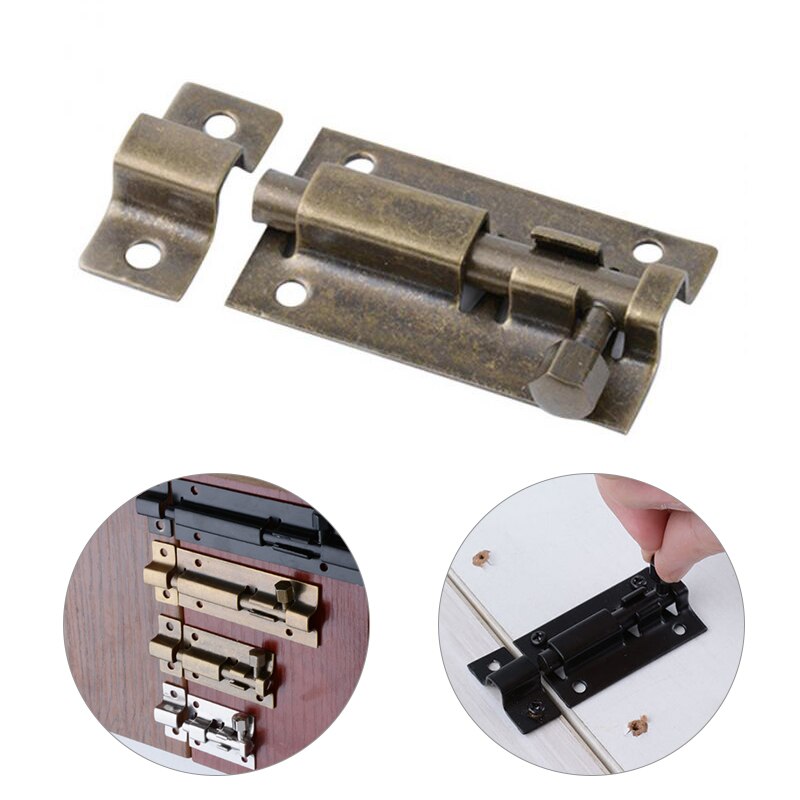 1.5/2/3/4 zoll Lange Edelstahl Tür Schrauben Latch Gate Sicherheits Schloss Tür Hardware 5 Farben Solide schiebe Bolzen Latch Hardware