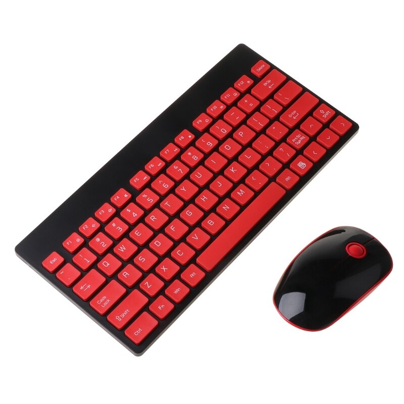 Wireless Keyboard Mouse Silent Ultra-Thin Combo Set for Office Home Laptops PC
