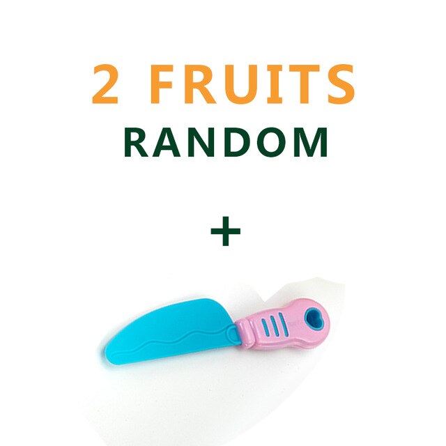 10 PCS Pretend Play Plastic Voedsel Speelgoed Snijden Fruit Groente Voedsel Pretend Play Kinderen Voor Kinderen: WHITE