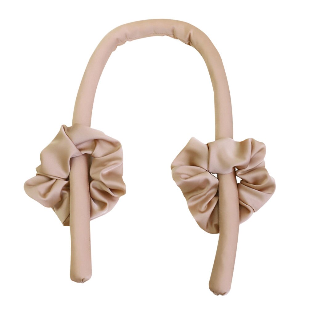 Heatless Curling Rod Headband No Heat Curls Ribbon Hair Rollers Sleeping Soft Headband Foam Hair Curlers DIY Hair Styling Tools: C-Coffee