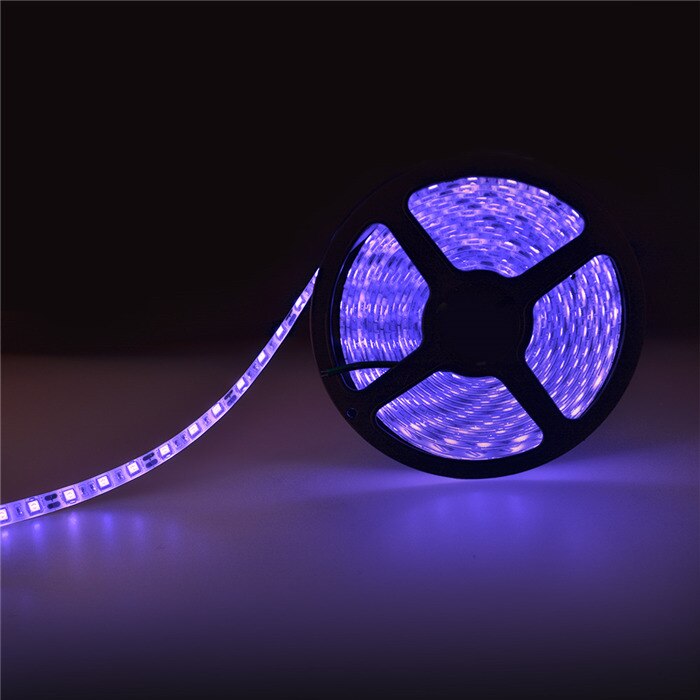 DC 12V 5M Waterproof LED Strip SMD5050 5050 RGB 60LEDs/M Flexible Light 5050 LED Strip RGB White/Warm White/Pink/Blue/Green/Red: Purple