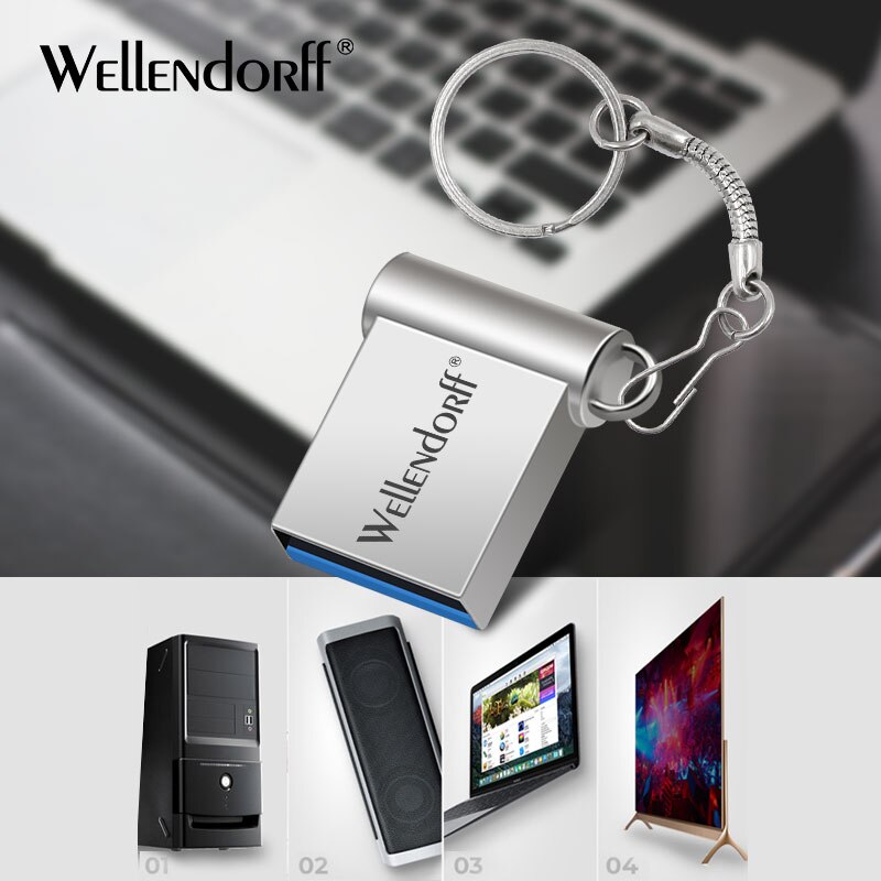 mini pen drive metal USB flash drive 4gb 8gb 16GB 32GB 64GB 128GB pen drive USB3.0 tiny memory stick U Disk cle usb