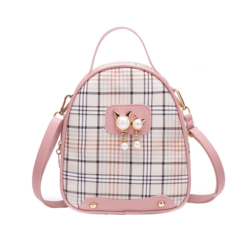 Vento Marea Mini Backpack Crossbody Bag For Teenage Girls Plain Small Women Shoulder Purse Korean Style Convertible Bag