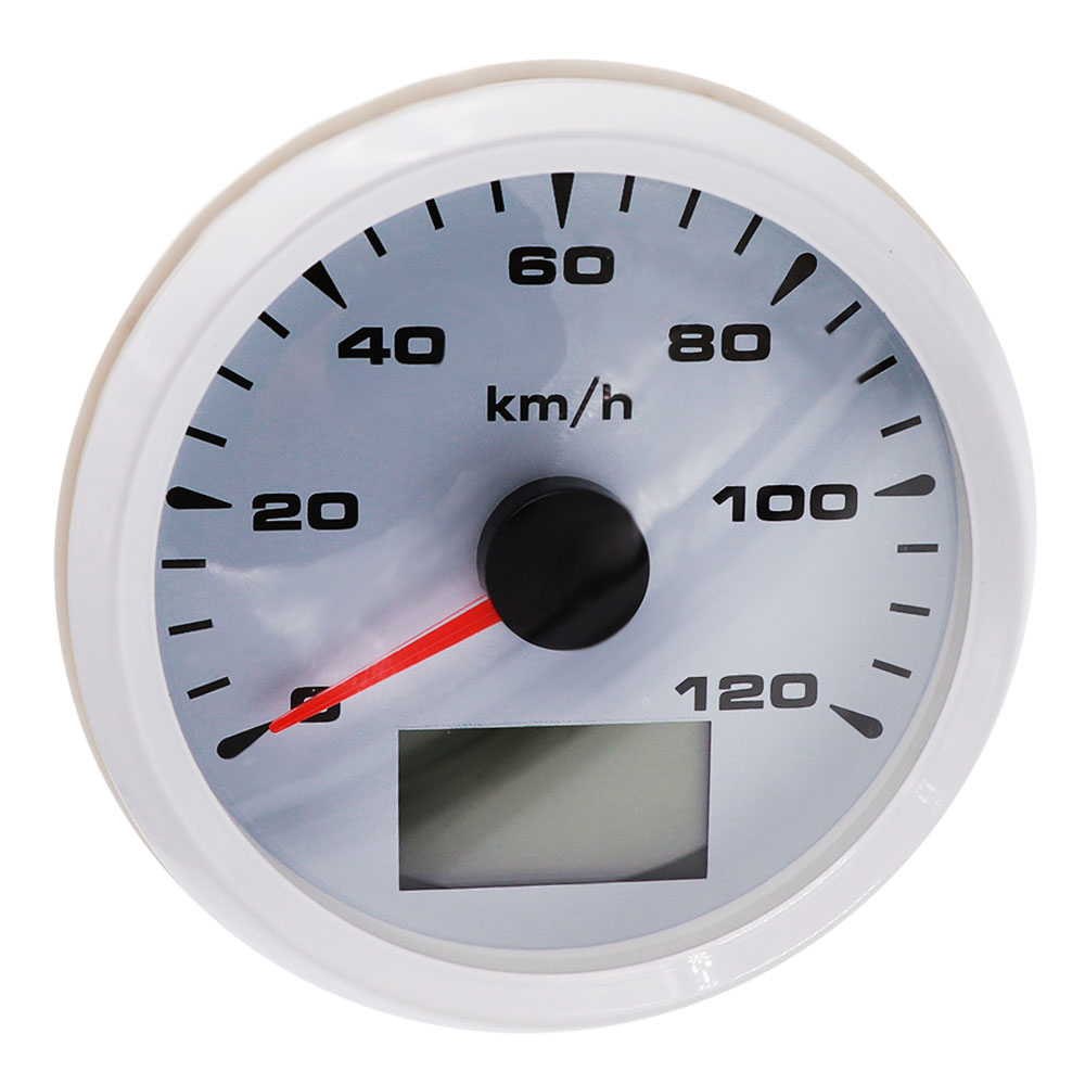 85 Mm Gps Snelheidsmeters 0-200 Km/h Waterdichte Gps Snelheid Kilometerteller Meters Trip Meter Voor Auto Vrachtwagen Motorfiets 9 -32V 8 Kleur Licht