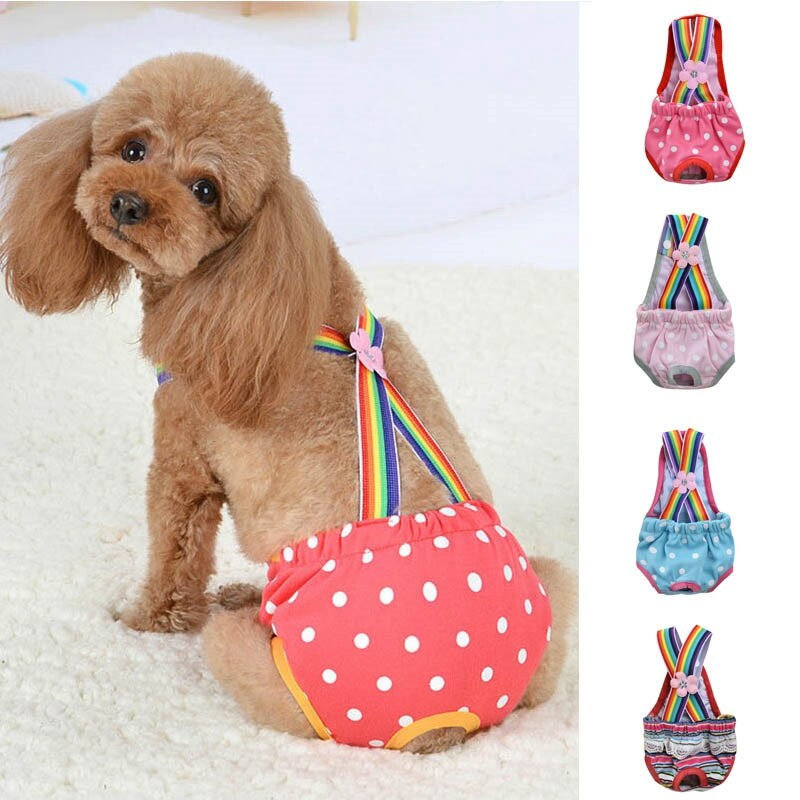 Short de chien hygiénique de | Joli Short pour chien, pantalon court pour chien physiologique, sous-vêtements confortables, pantalon pour chiot féminin pour animaux de compagnie