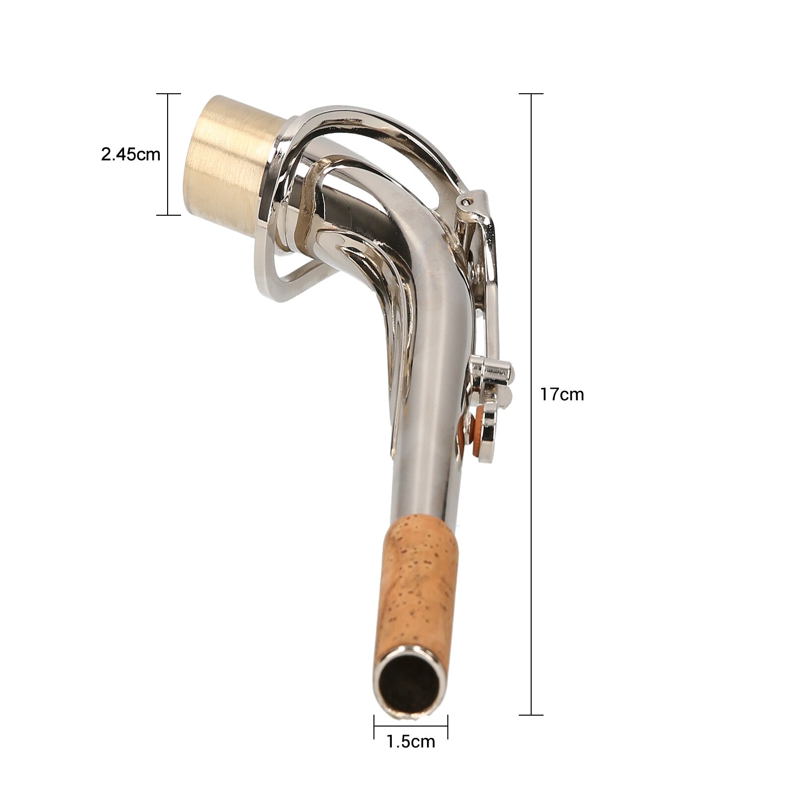 Alto Saxophone Neck Brass Bend Neck Sax Replacement Part Sax Accessory Woodwind Instrument Accessories