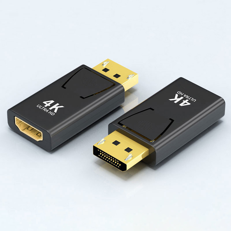 Adaptador 4K DP a HDMI macho a hembra, convertidor Displayport a HDMI, puerto de visualización a conector Compatible con HDMI para Monitor de PC