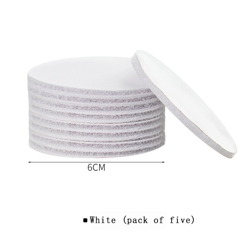 5 paires canapé coussin Velcro adhésif moderne Non joint coussin boucle meubles feuille fixe adhésif Velcro couture accessoires: white
