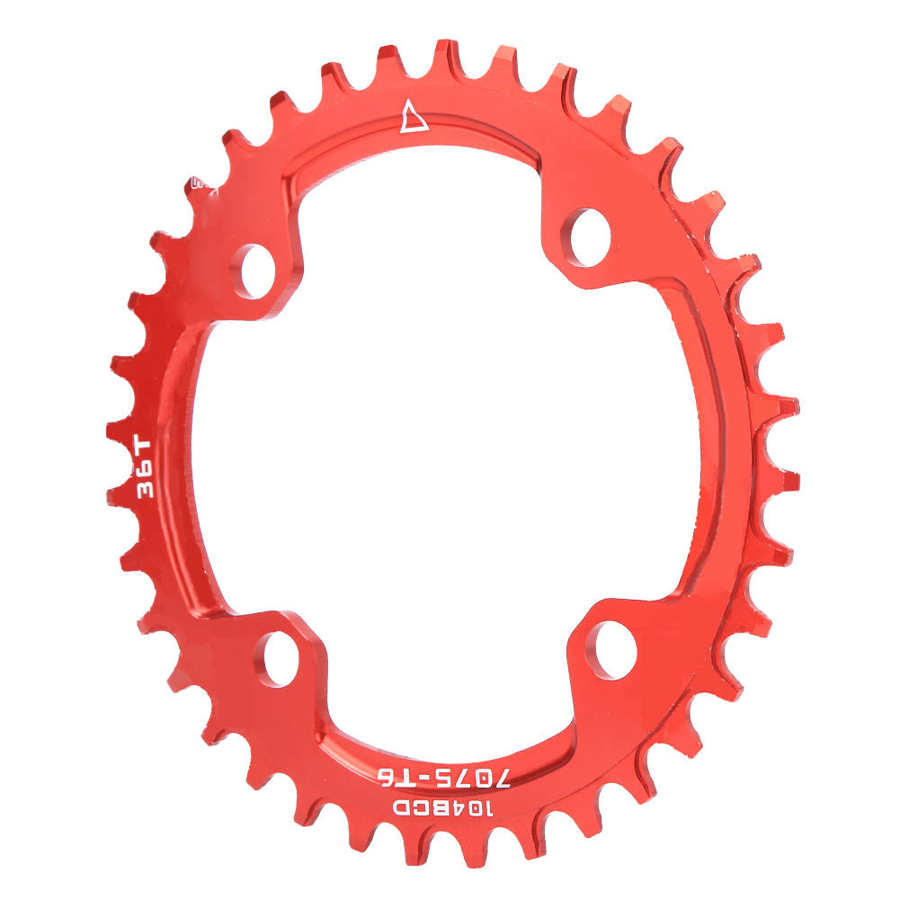 Fietskettingblad fiets smal en breed kettingblad 104 bcd enkele ketting in ronde vorm 32t 34t 36t: 36t