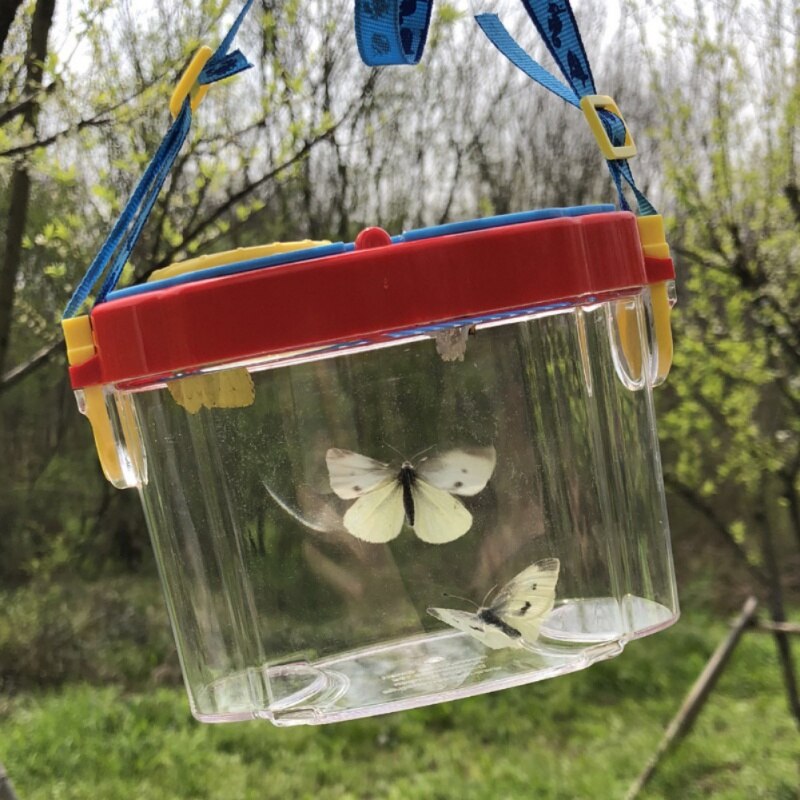 Bug Magnifier Children Insect Observation Viewer Magnifying Box Educational Exploration Tool Random Color