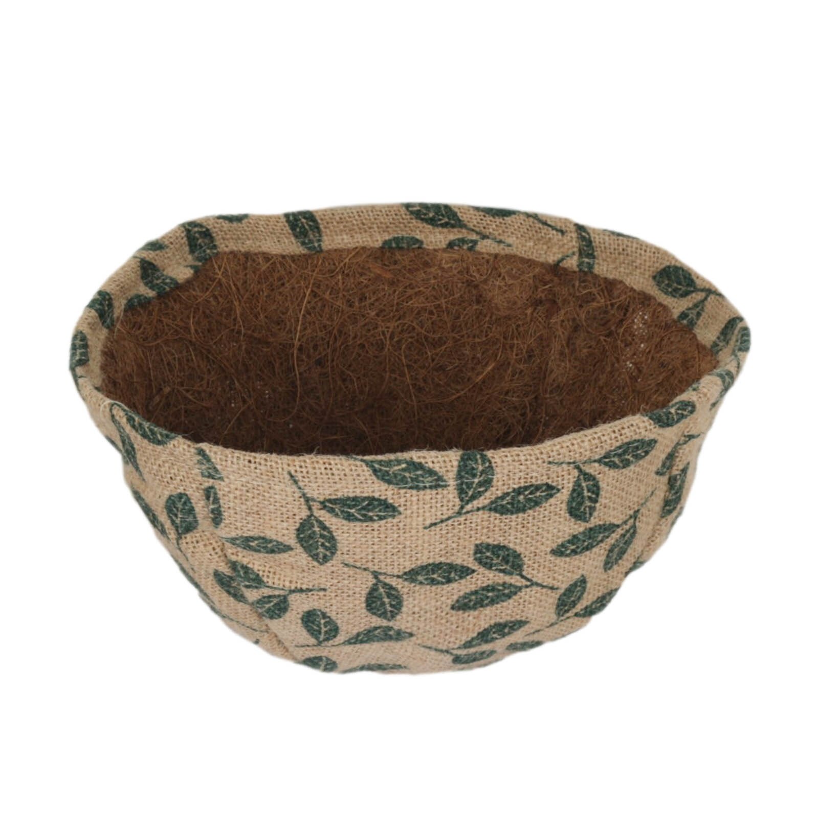 Coconut Palm Hanging Basket Plant Liners Decorative Flower Pot Linen Waterproof Oxford Coir Flower Pots For Garden Wedding Decor: 12 inches