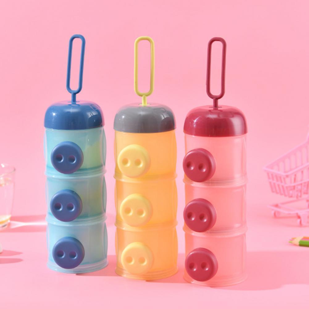 Eco-friendly Milk Powder Container PP Milk Powder Box Sealing Caps Easy to Carry Toddle Snacks Food Container