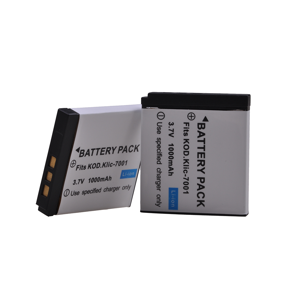 Batterie 1000mAh, Klic-7001 klc 7001 Klic7001, pour Kodak M1063 M341 M340 M320 M1073 V550 V570 V610 V705 M753 M763 M853 M863