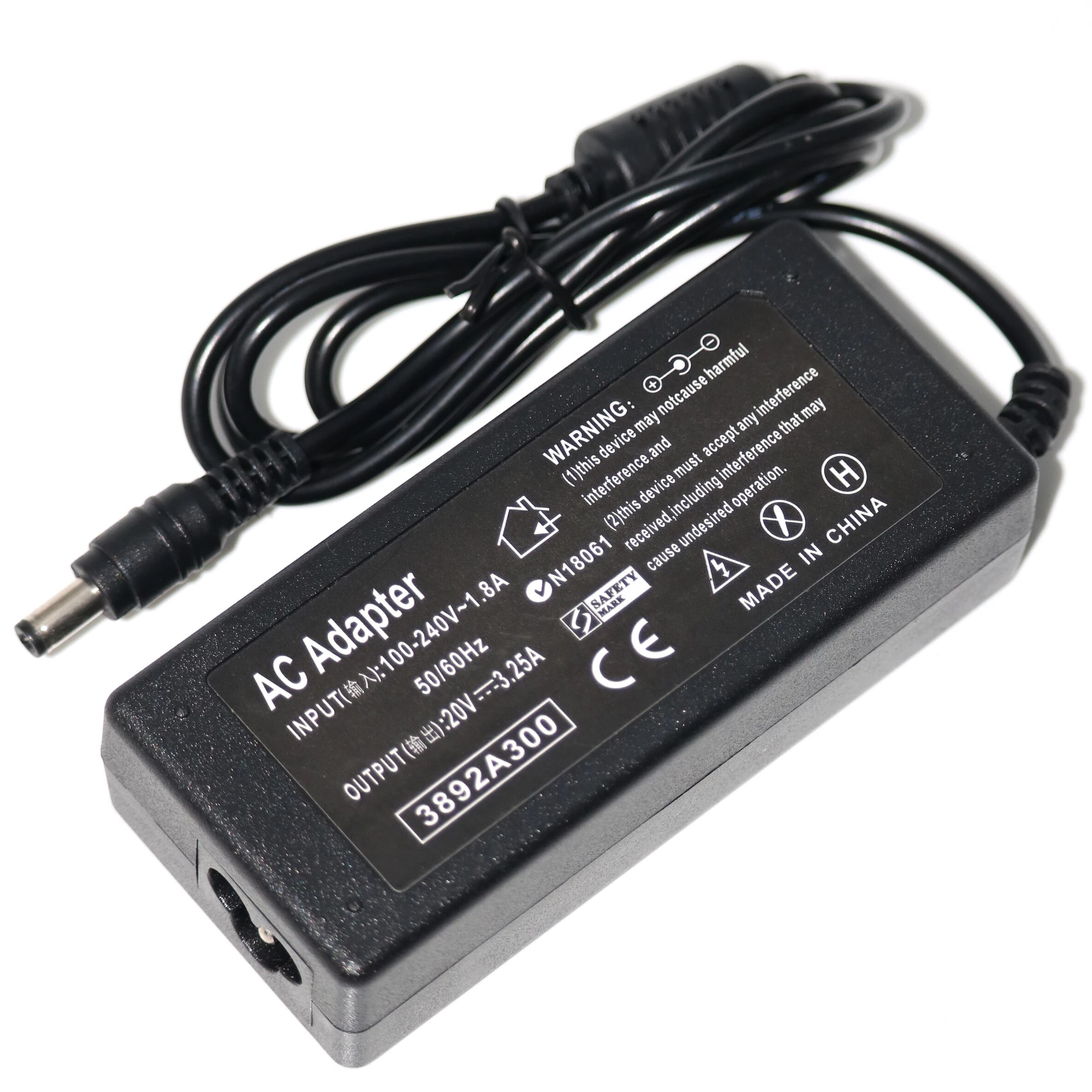 Adaptador de fuente de alimentación para portátil, cargador de 65W, 20V, 3.25A, para Lenovo ADP-65KH, B, CPA-A065, PA-1650-37LC, 36001651, IBM Notebook B560, B570