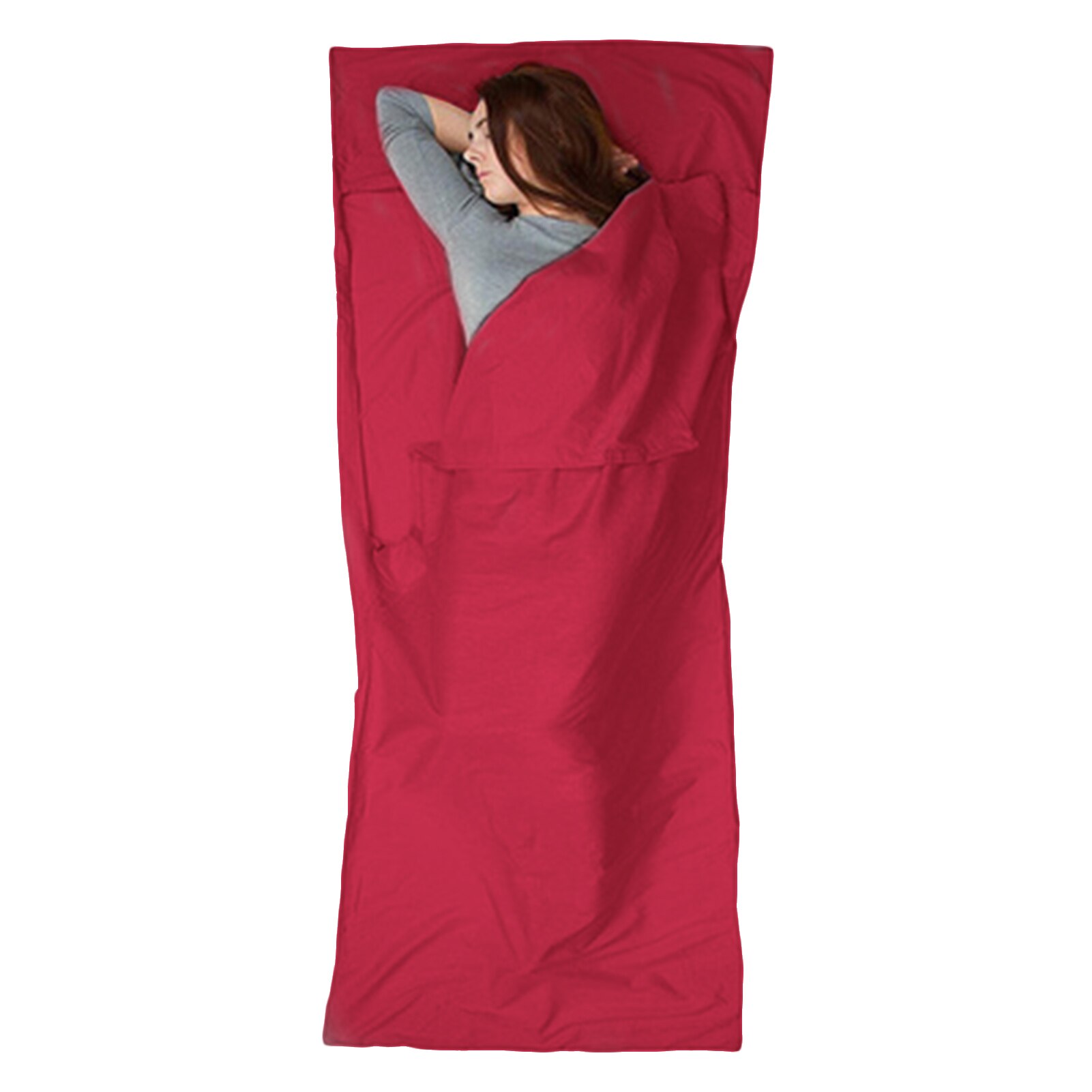 Saco de dormir ultraligero para exteriores, saco de dormir ligero y plegable para viajes, Camping, senderismo, sacos de dormir individuales para adultos, 75x210CM