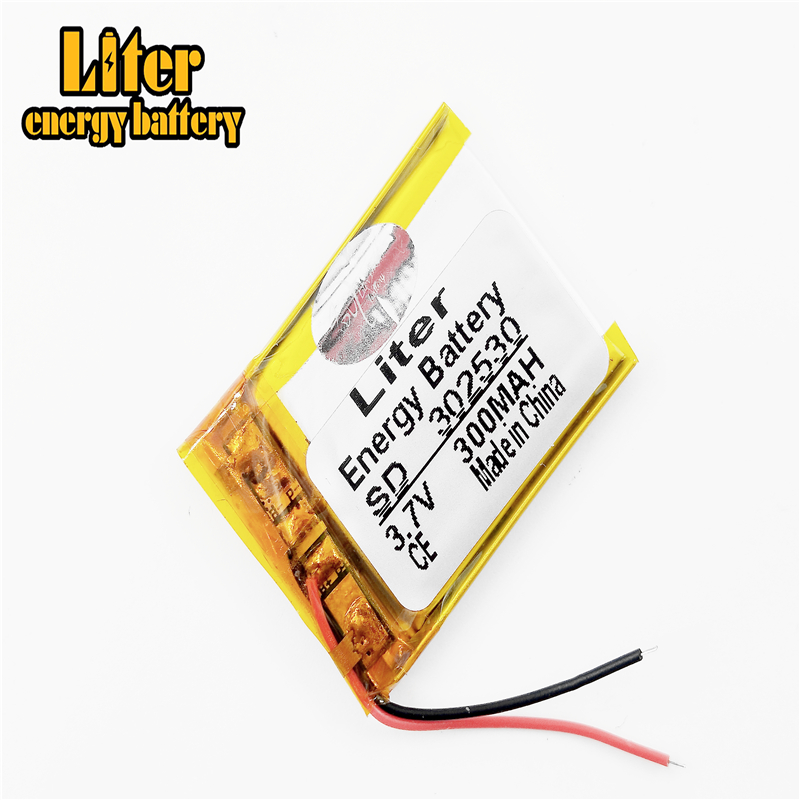 Liter Energie Batterij Grootte 302530 3.7V 300 Mah Lithium-polymeer Batterij Met Bescherming Boord Voor MP4 Digitale Producten