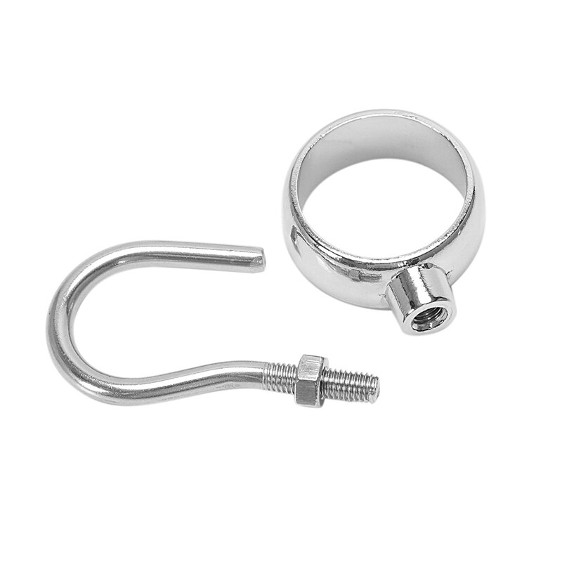 Garderobe 25mm dia rør stang justerbar tøj knage bøjler 10 stk