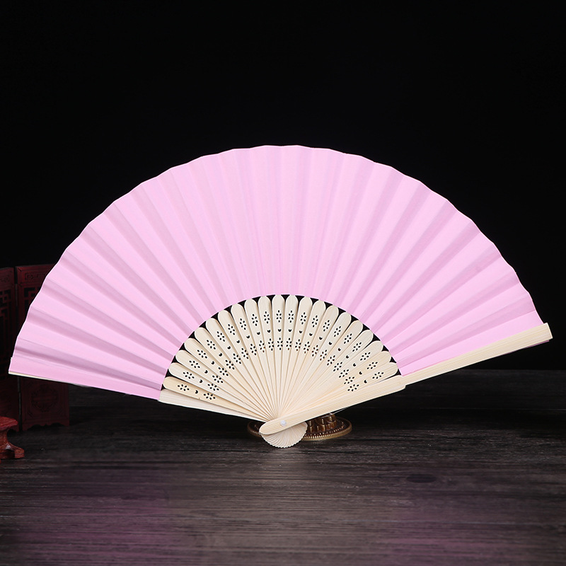 10 Pcs / Lot Pattern Folding Dance Paper Hand Fan Wedding Party DIY Favors
