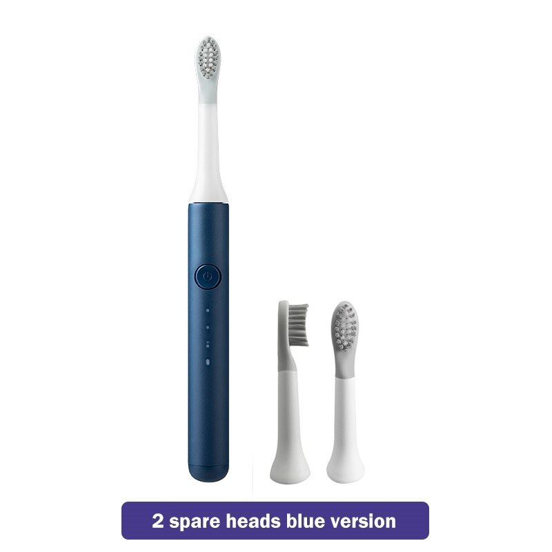 SOOCAS SO WHITE PINJING EX3 spazzolino elettrico sonico Ultra Sonic automatico adulto Wireless USB ricaricabile impermeabile: blue add two head