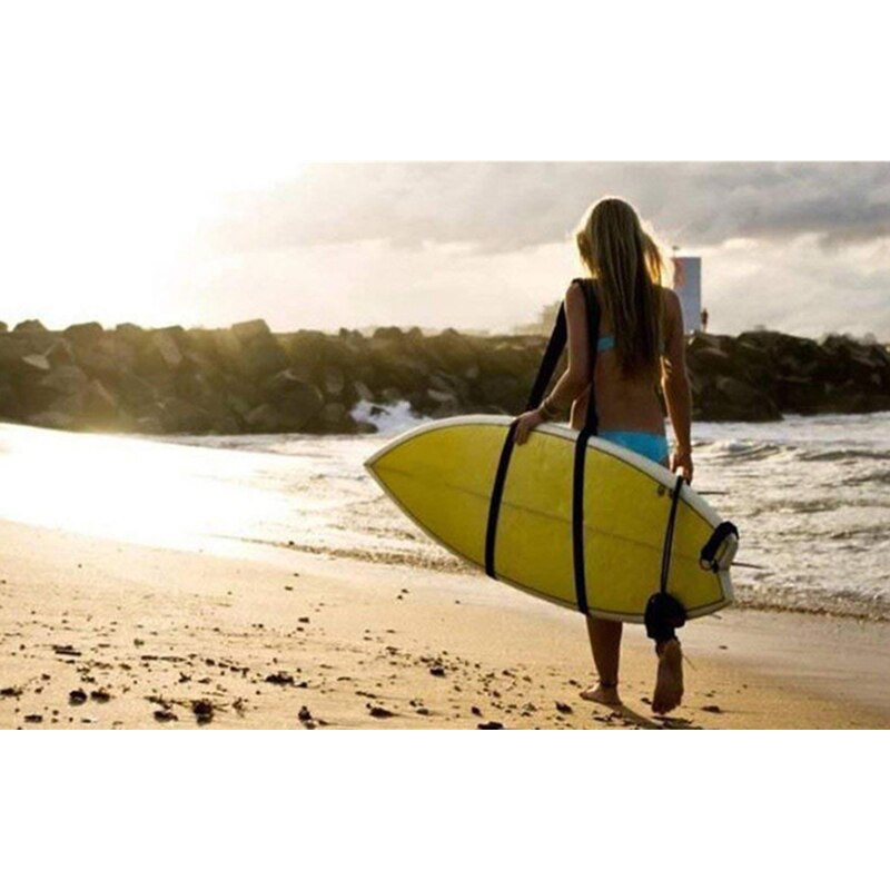 Surfplank Carrier Draagbare Praktisch voor Outdoor Surf Accessoires Verstelbare Schouderriem Duurzaam Veilig Surfplank Draagriem