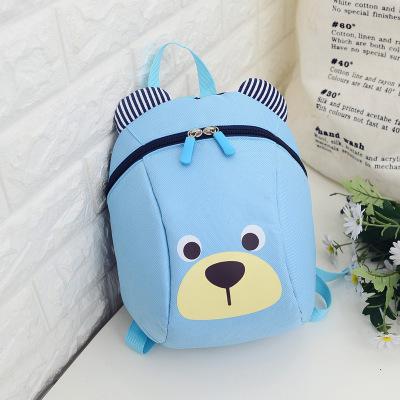 TOP mochila infantil children school bags cute Anti-lost children's backpack school bag backpack for children Baby bags: Light blue